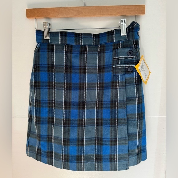Dennis Uniform Plaid Skirt Girls Regular G10 - Picture 1 of 3